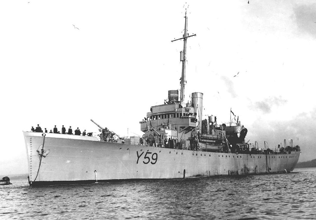 Originally a US Coast Guard Cutter transferred to the Royal Navy in April 1941 under the Lend Lease Agreemen